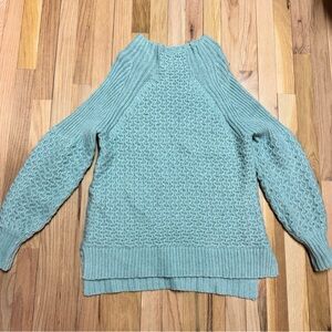 Anthropologie light blue sweater worn once size small